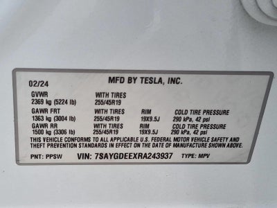2024 Tesla Model Y Long Range AWD