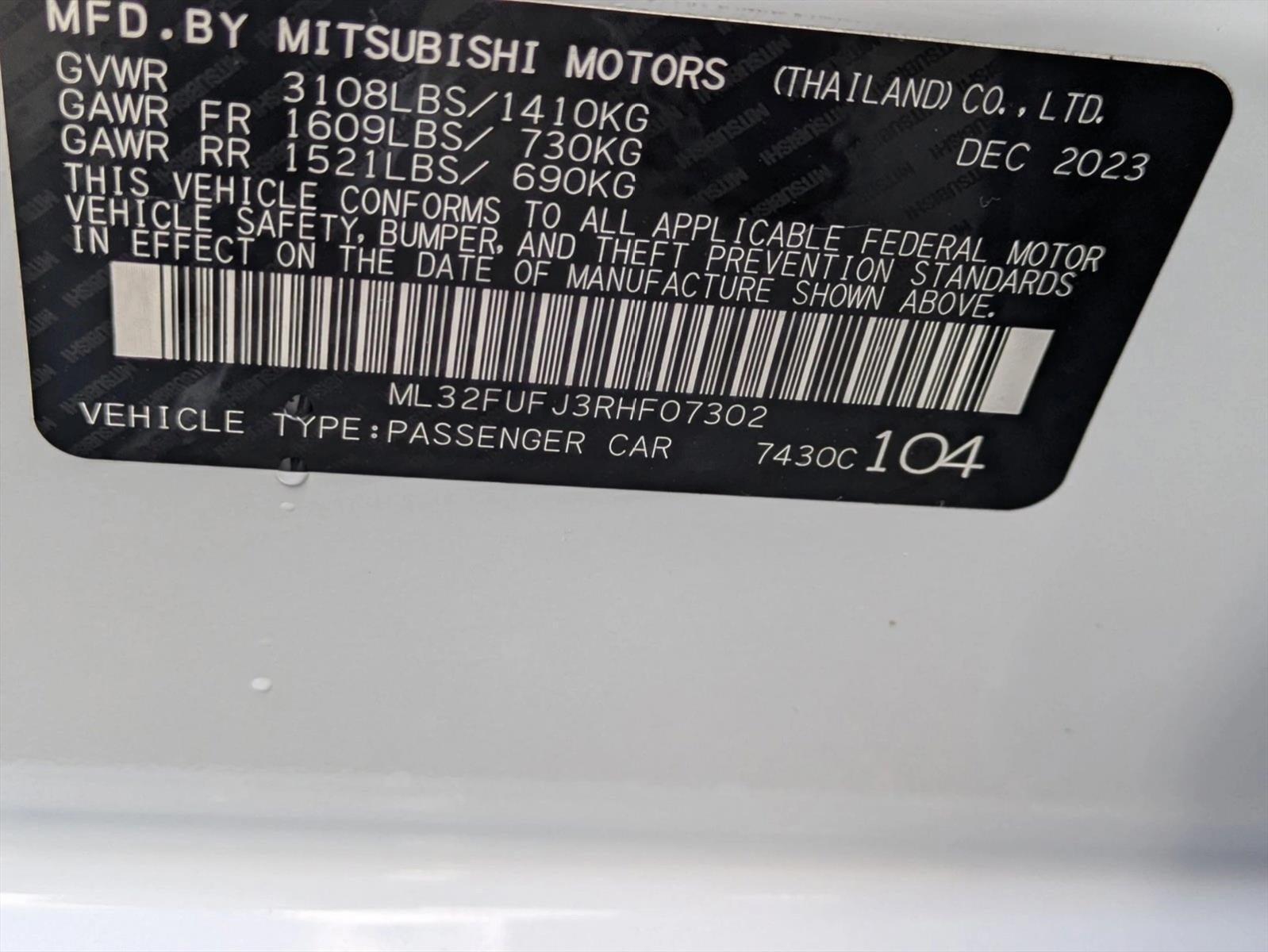2024 Mitsubishi Mirage G4 LE CVT