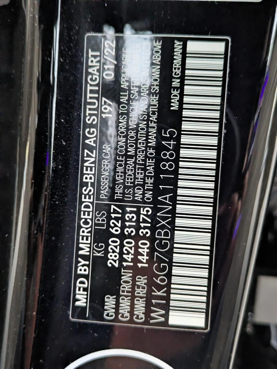 2022 Mercedes-Benz S-Class S 580 4MATIC® Sedan