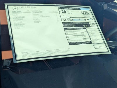 2026 Mercedes-Benz C-Class C 300 Sedan