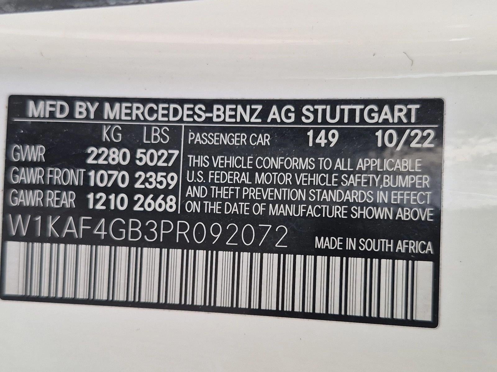 2023 Mercedes-Benz C-Class C 300 Sedan