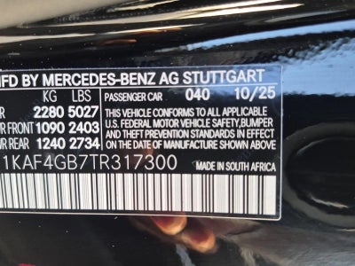 2026 Mercedes-Benz C-Class C 300 Sedan