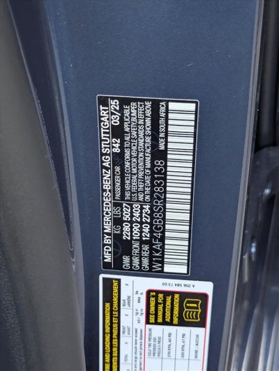 2025 Mercedes-Benz C-Class C 300 Sedan