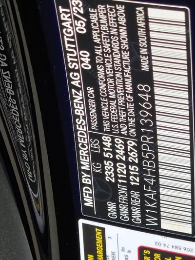 2023 Mercedes-Benz C-Class C 300 4MATIC® Sedan