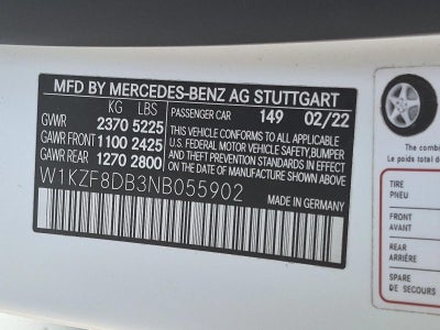 2022 Mercedes-Benz E-Class E 350 RWD Sedan