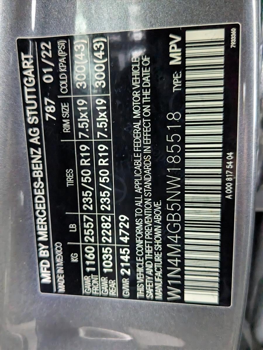 2022 Mercedes-Benz GLB GLB 250 SUV