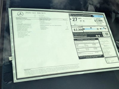 2026 Mercedes-Benz GLC GLC 300 SUV