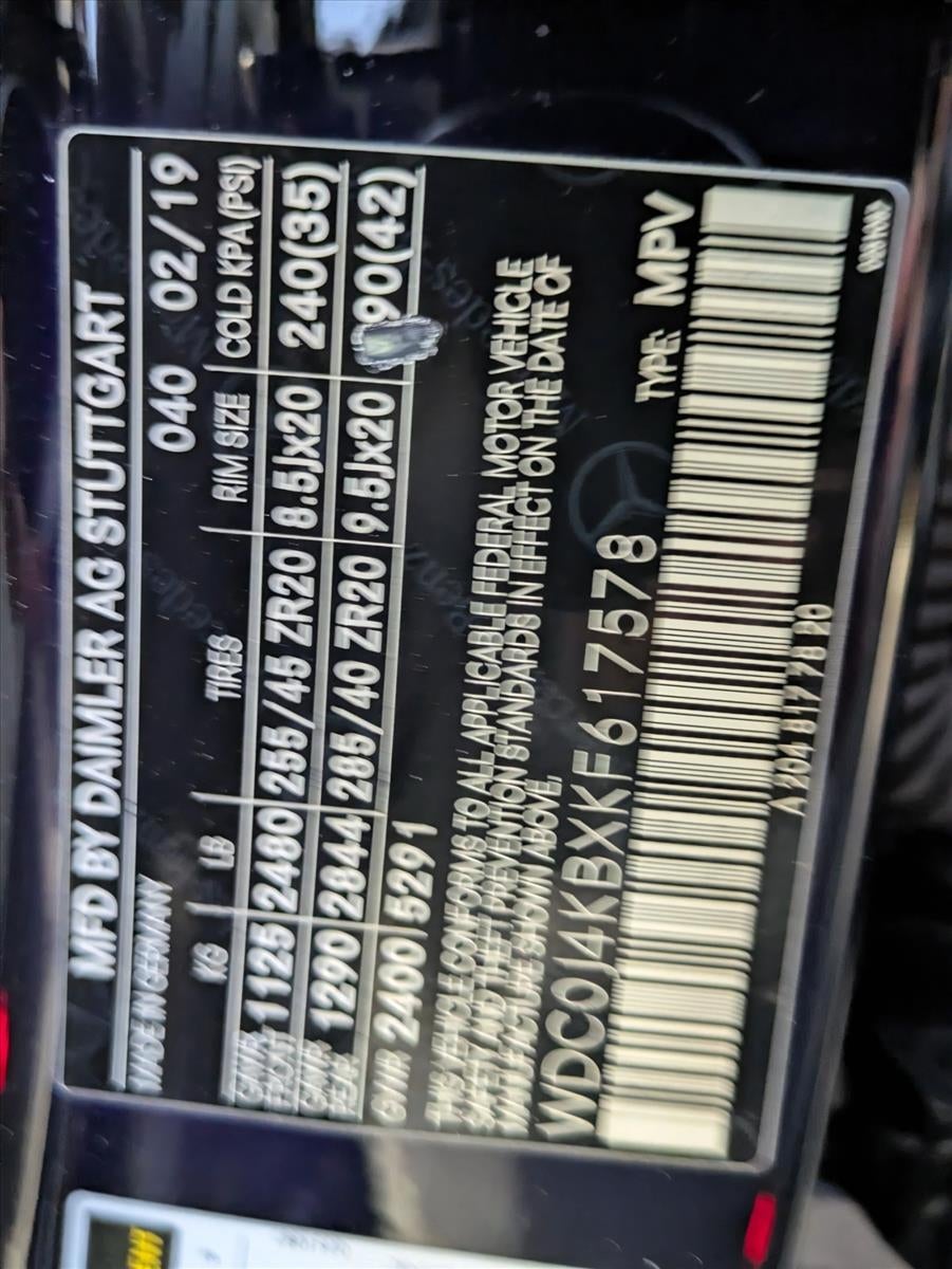 2019 Mercedes-Benz GLC GLC 300 4MATIC® Coupe