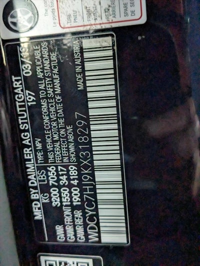 2019 Mercedes-Benz G-Class AMG® G 63 4MATIC® SUV