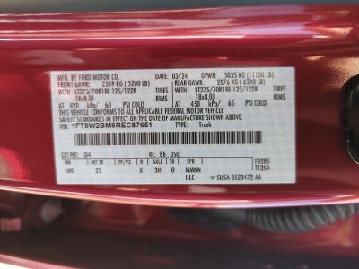 2024 Ford Super Duty F-250 SRW XLT 4WD Crew Cab 6.75' Box