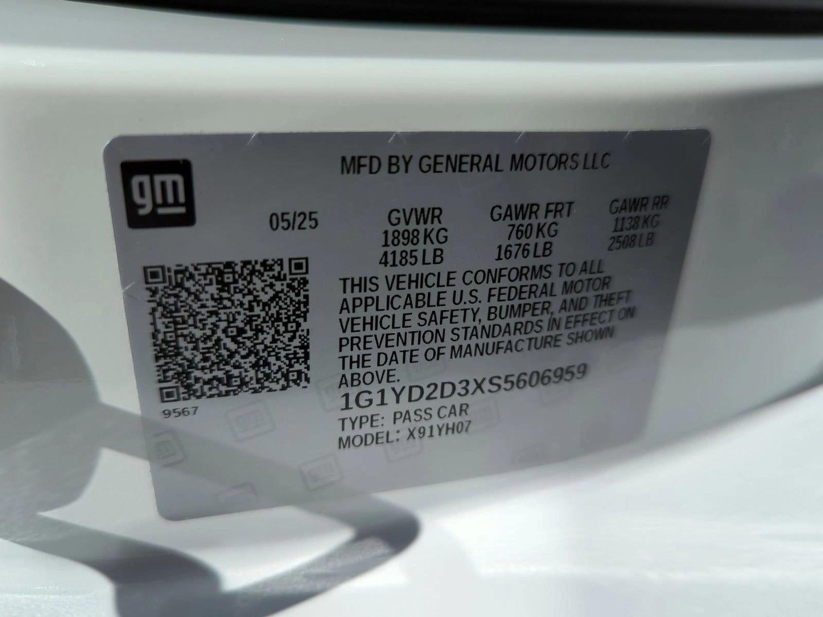 2025 Chevrolet Corvette Z06 Coupe 1LZ