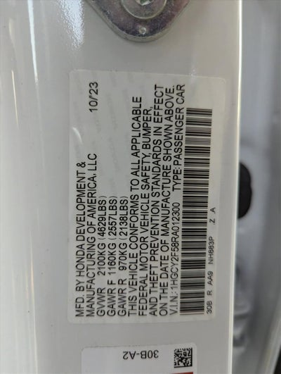 2024 Honda Accord Hybrid Sport Sedan