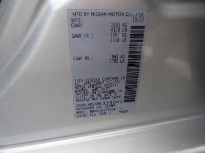 2024 Nissan Altima 2.5 SV Sedan