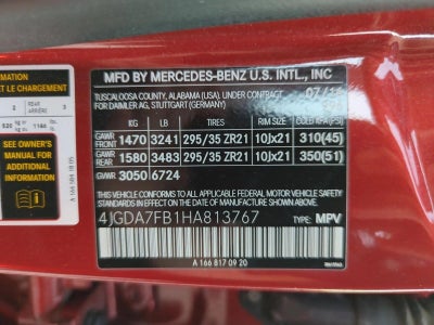 2017 Mercedes-Benz GLE AMG® GLE 63 S 4MATIC® SUV