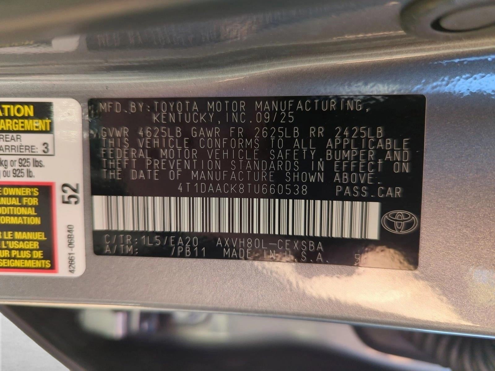 2026 Toyota Camry SE (SE)