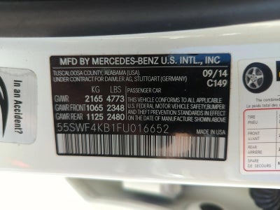 2015 Mercedes-Benz C-Class C 300 4MATIC® Luxury Sedan