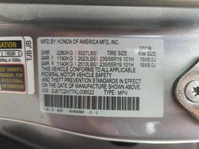 2019 Acura RDX AWD w/Advance Pkg