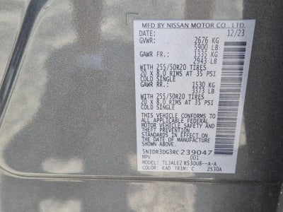 2024 Nissan Pathfinder Platinum 2WD