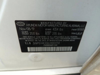 2020 Hyundai SONATA Limited 1.6T
