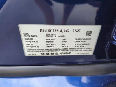 2022 Tesla Model S Plaid AWD