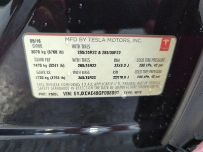 2016 Tesla Model X AWD 4dr P90D *Ltd Avail*