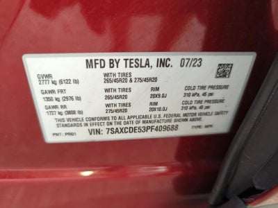 2023 Tesla Model X Standard Range AWD *Ltd Avail*