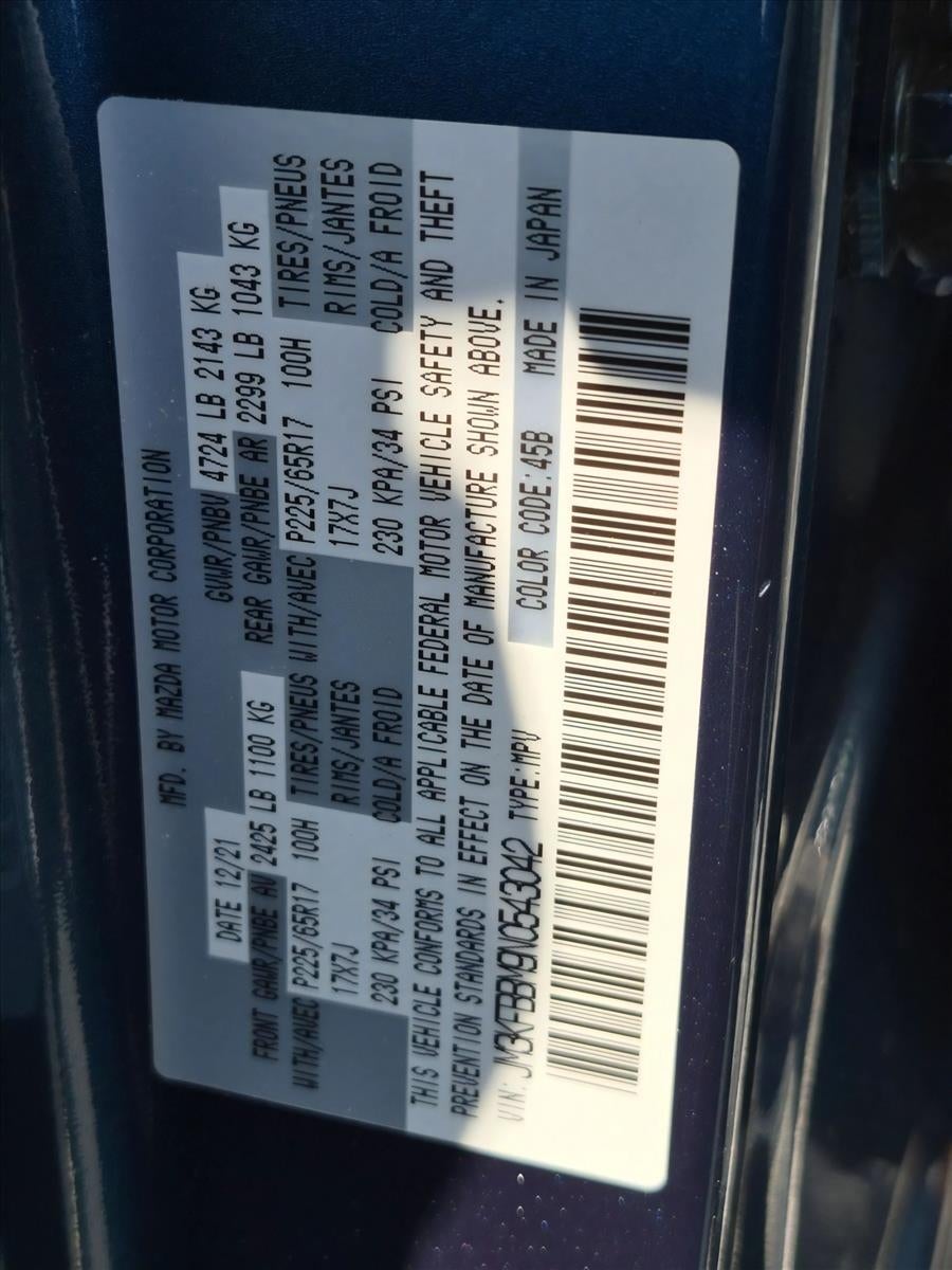 2022 Mazda Mazda CX-5 2.5 S Select Package AWD