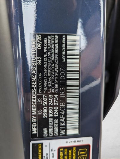 2026 Mercedes-Benz C-Class C 300 Sedan