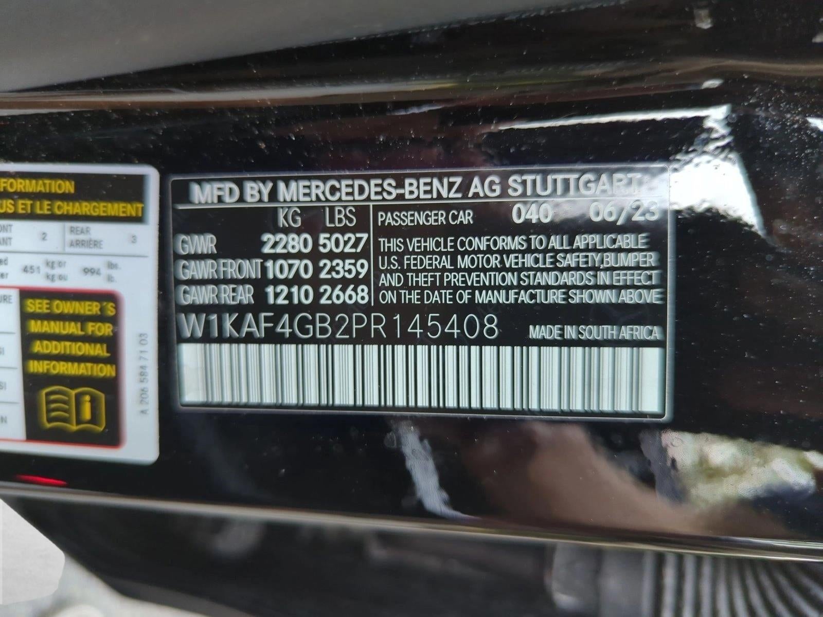 2023 Mercedes-Benz C-Class C 300 Sedan