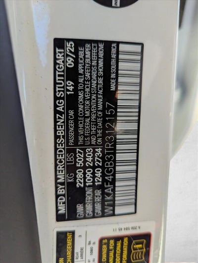 2026 Mercedes-Benz C-Class C 300 Sedan