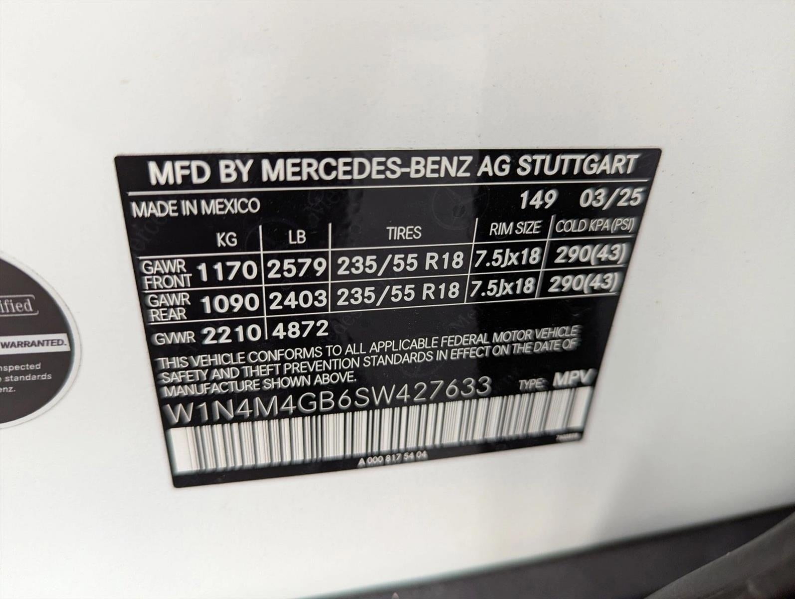 2025 Mercedes-Benz GLB GLB 250 SUV