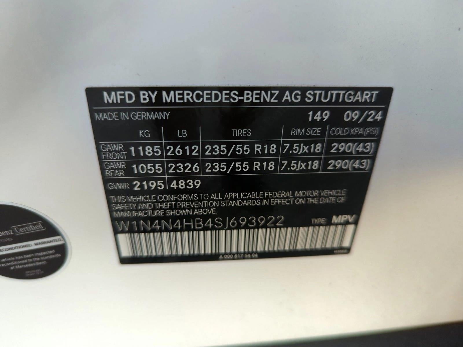 2025 Mercedes-Benz GLA GLA 250 4MATIC® SUV