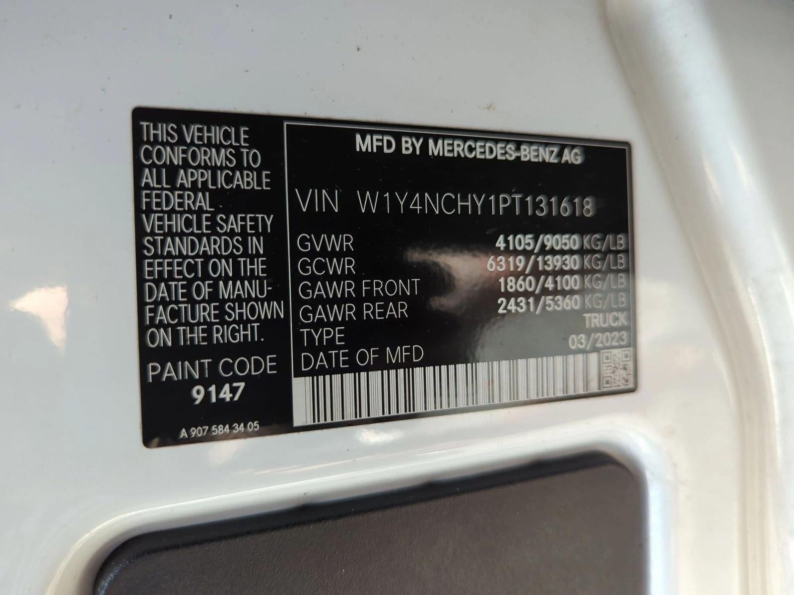 2023 Mercedes-Benz Sprinter Cargo Van 2500 High Roof I4 Diesel HO 170" RWD