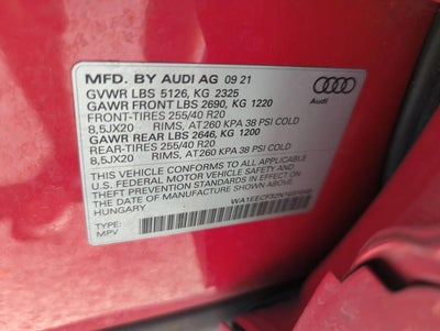 2022 Audi Q3 S line Premium Plus 45 TFSI quattro