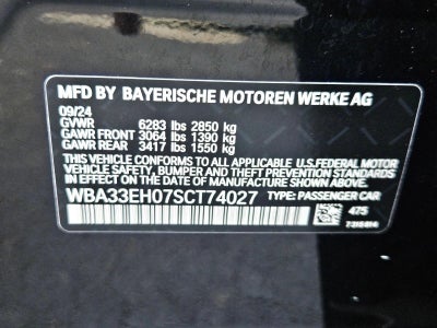 2025 BMW 740i xDrive Sedan