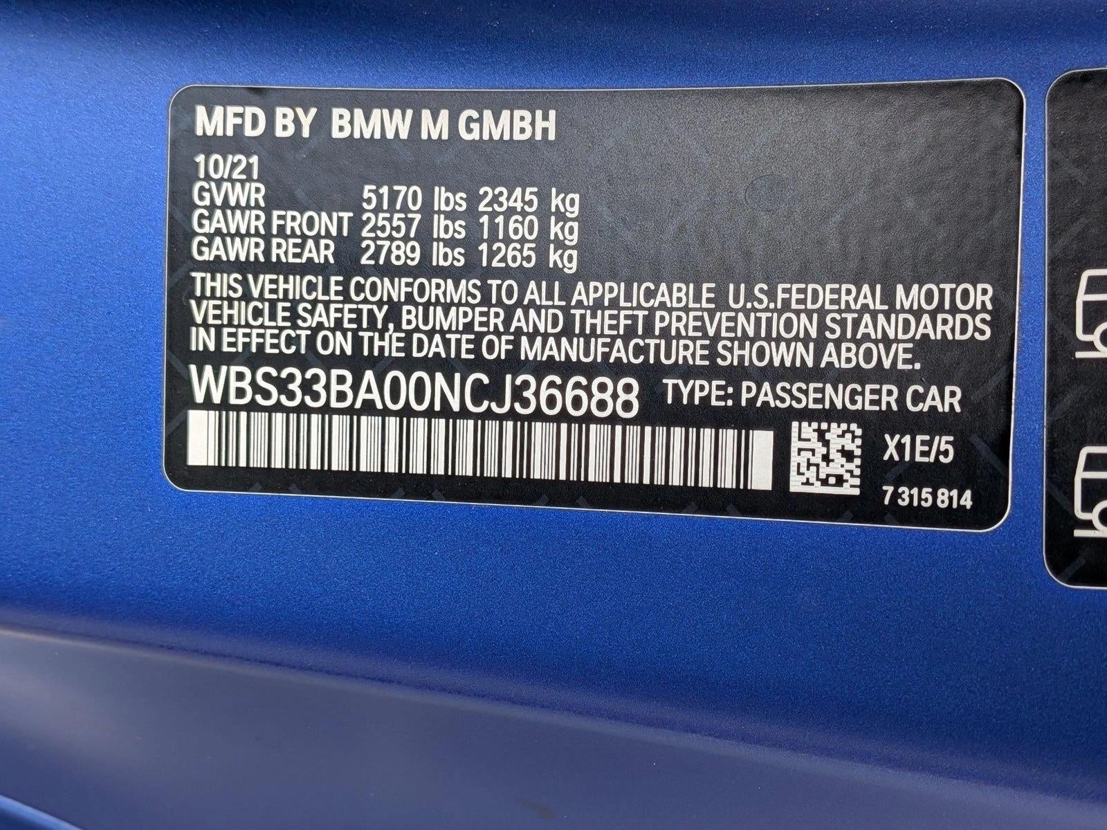 2022 BMW M4 M4 Competition xDrive Convertible