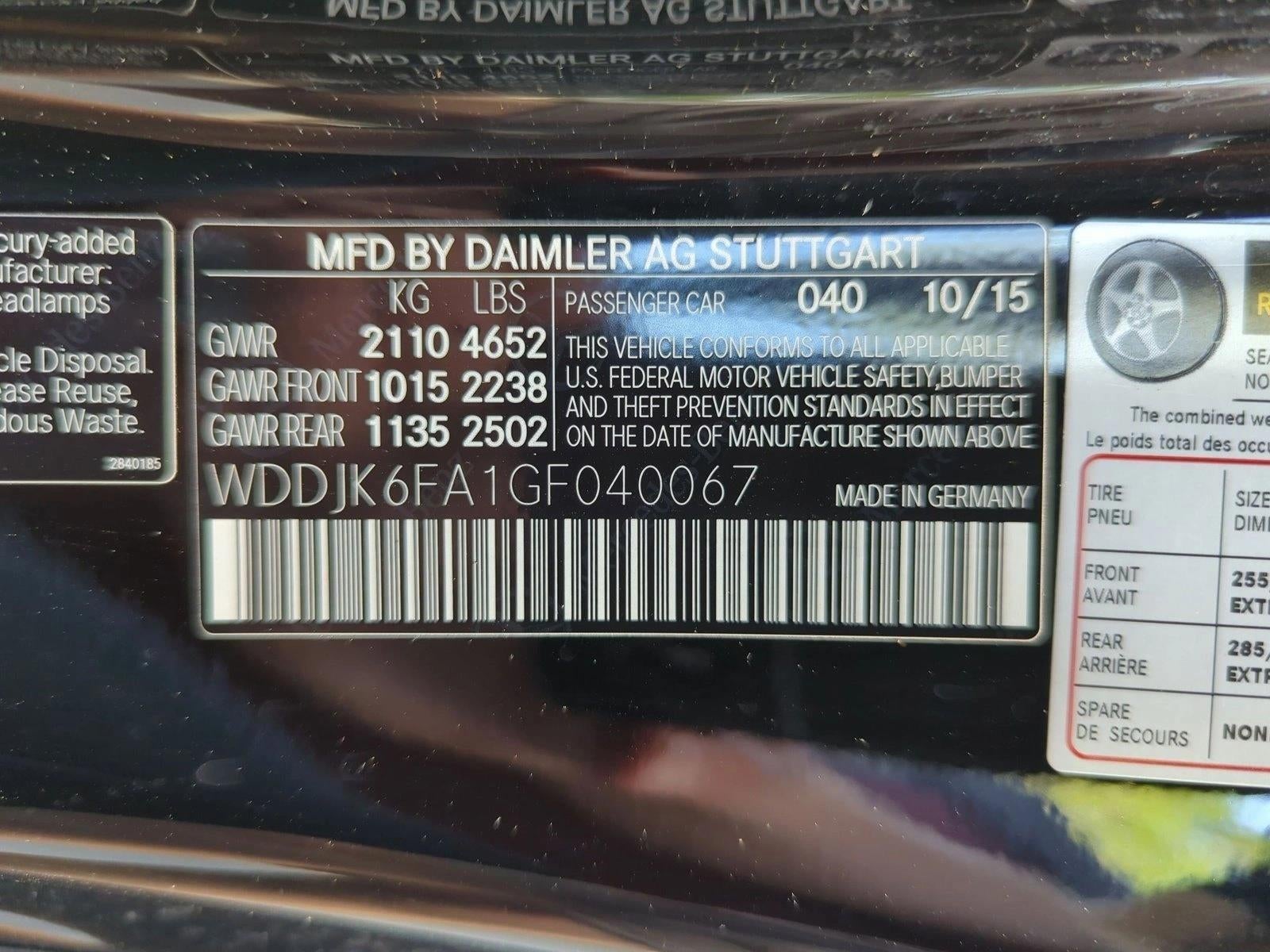 2016 Mercedes-Benz SL-Class SL 400