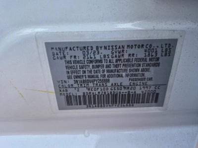 2023 Nissan Sentra SR CVT