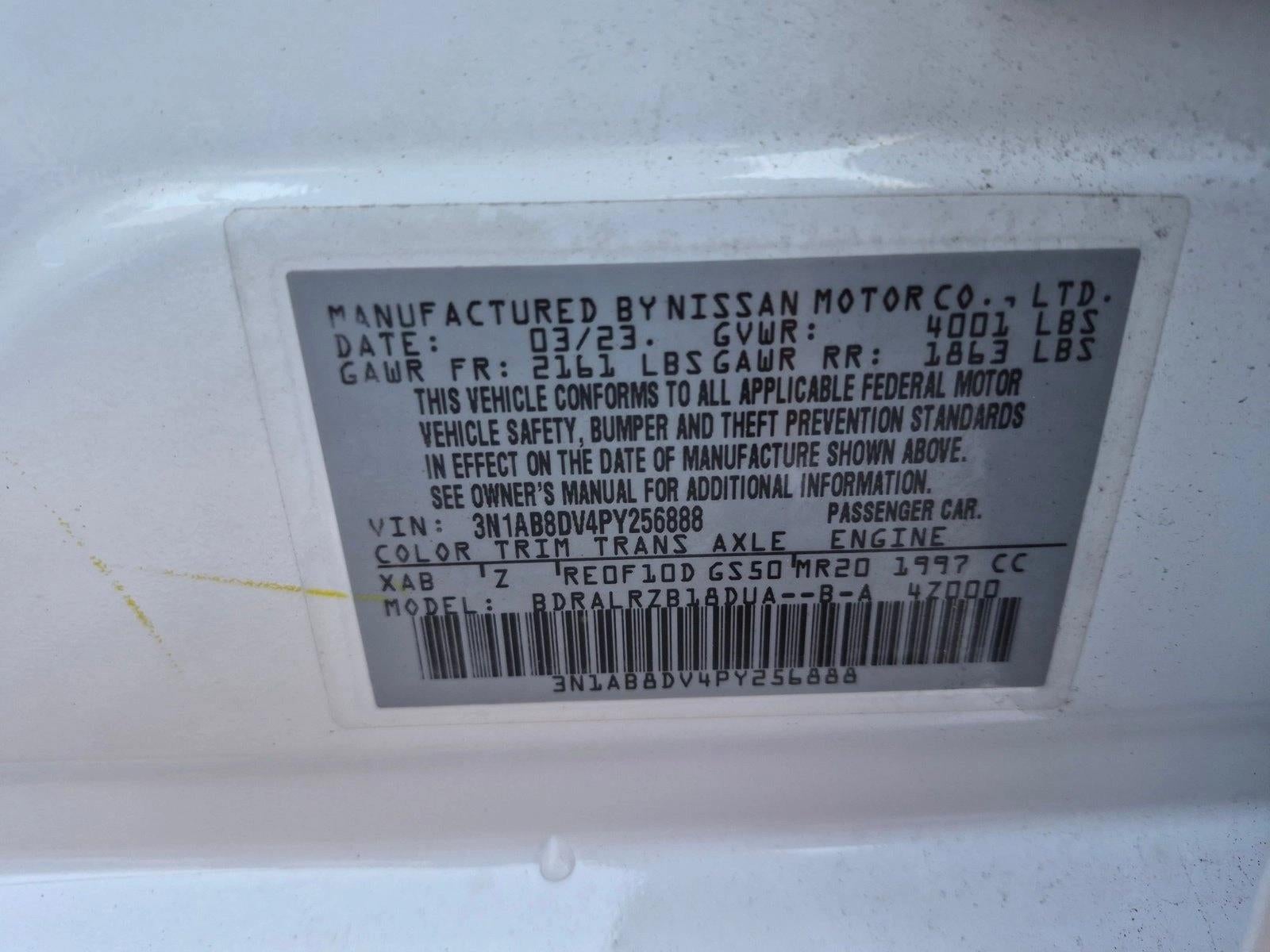 2023 Nissan Sentra SR CVT