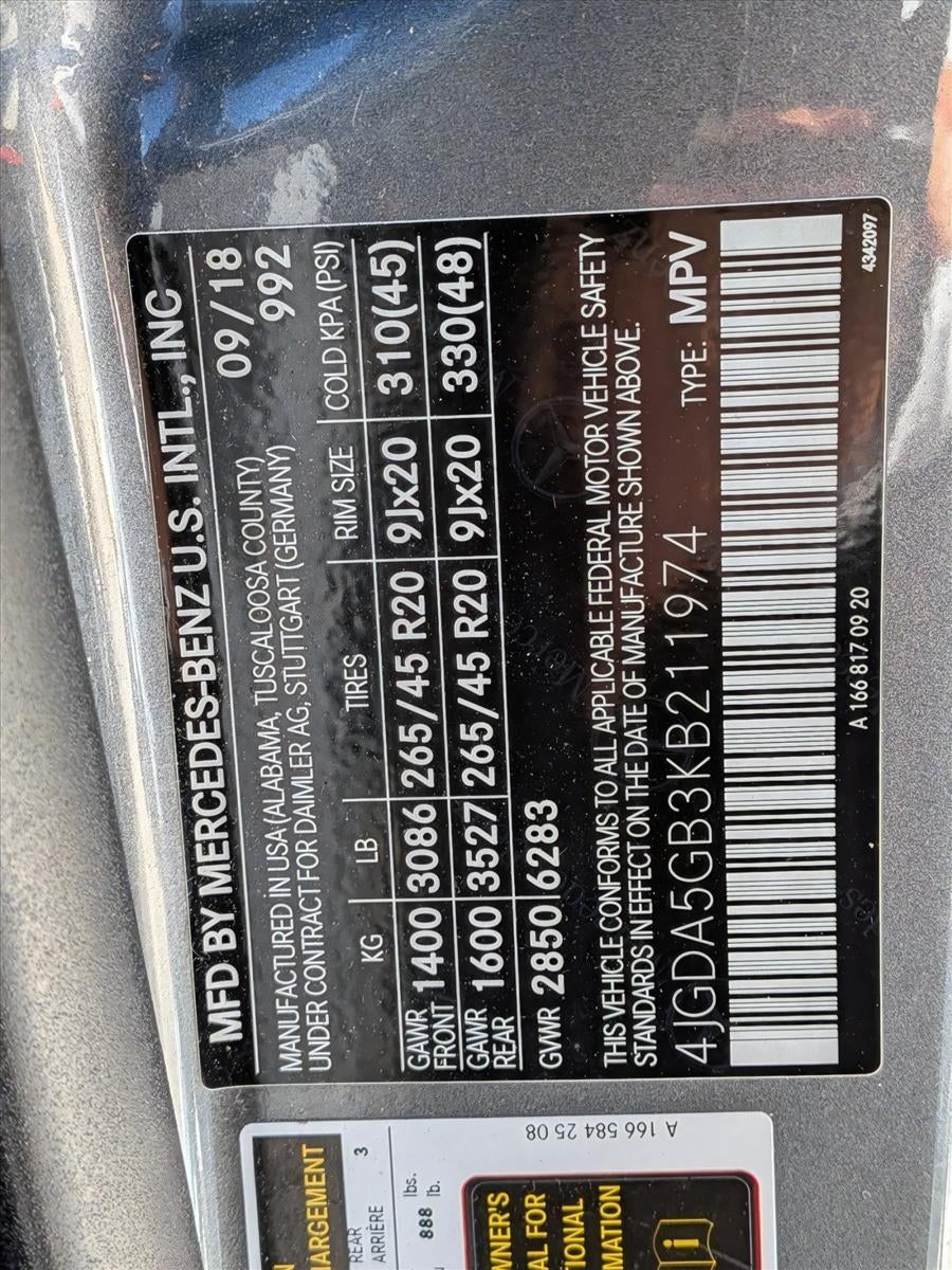 2019 Mercedes-Benz GLE GLE 400 4MATIC® SUV