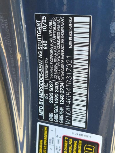 2026 Mercedes-Benz C-Class C 300 Sedan