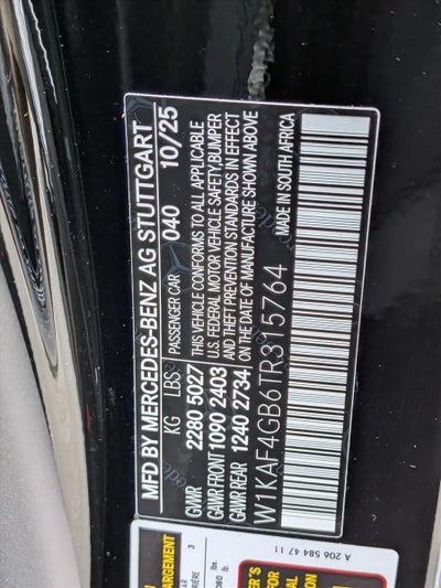 2026 Mercedes-Benz C-Class C 300 Sedan
