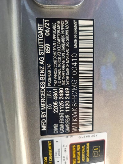 2021 Mercedes-Benz C-Class C 300 4MATIC® Cabriolet