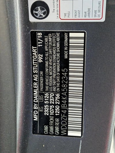 2019 Mercedes-Benz E-Class E 300 RWD Sedan