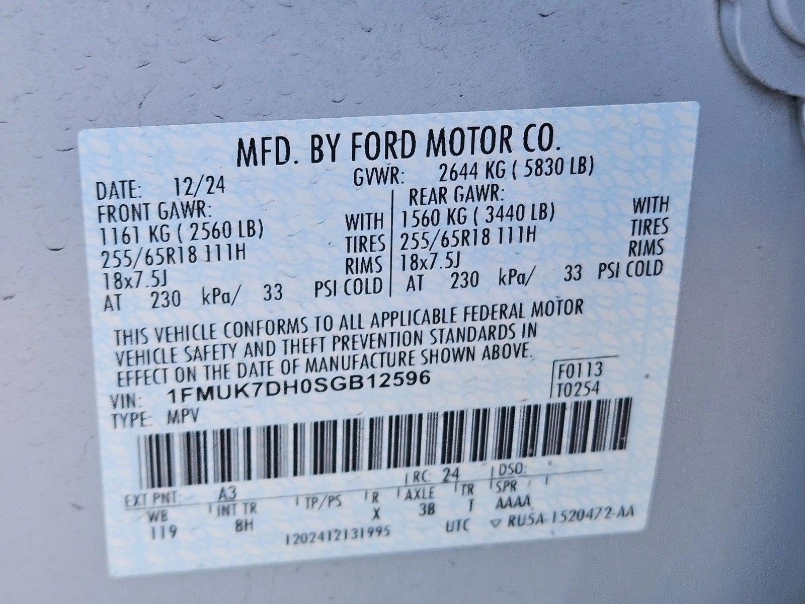 2025 Ford Explorer Active RWD