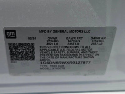 2024 Cadillac CT5 4dr Sdn Premium Luxury