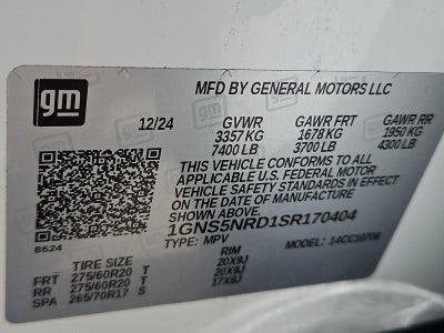 2025 Chevrolet Tahoe 2WD LT