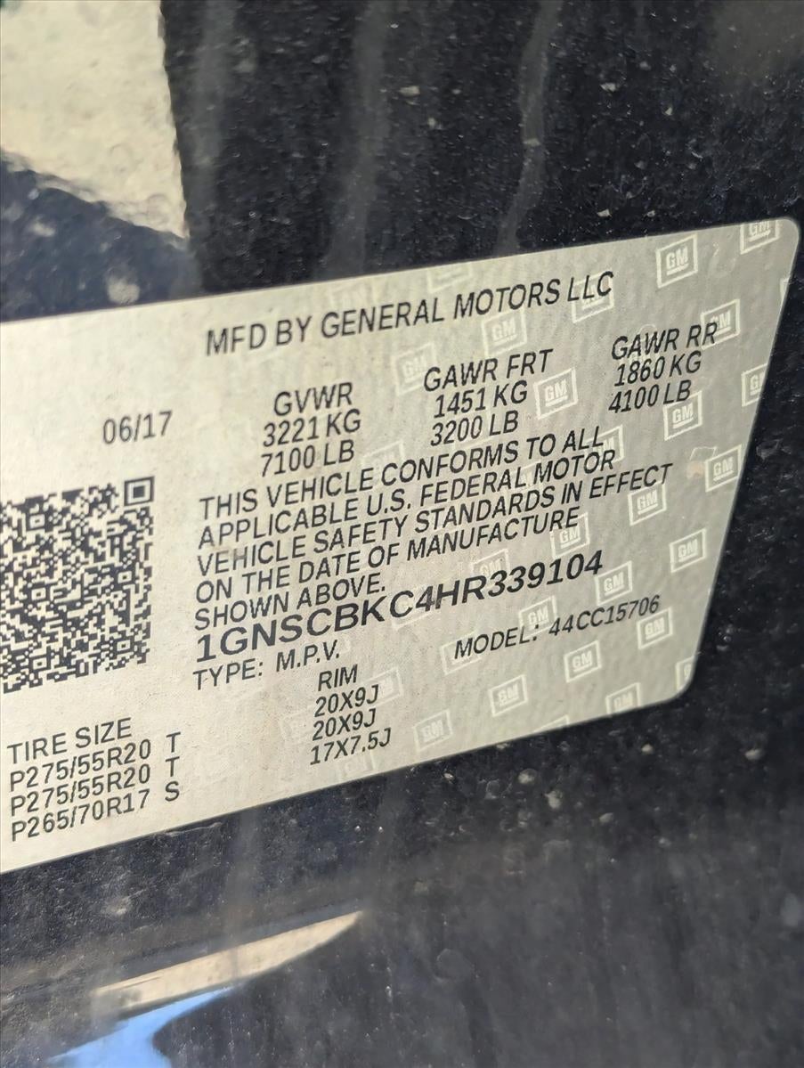 2017 Chevrolet Tahoe 2WD LT