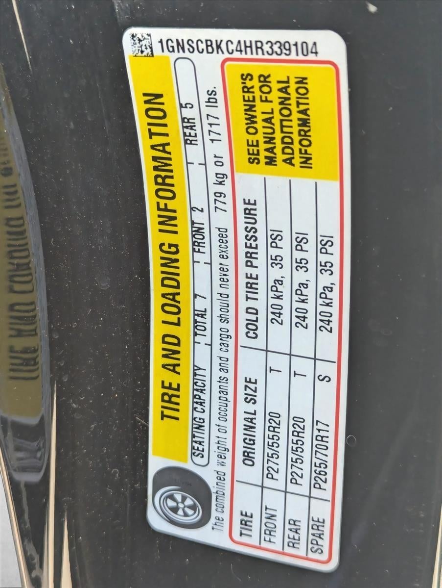 2017 Chevrolet Tahoe 2WD LT