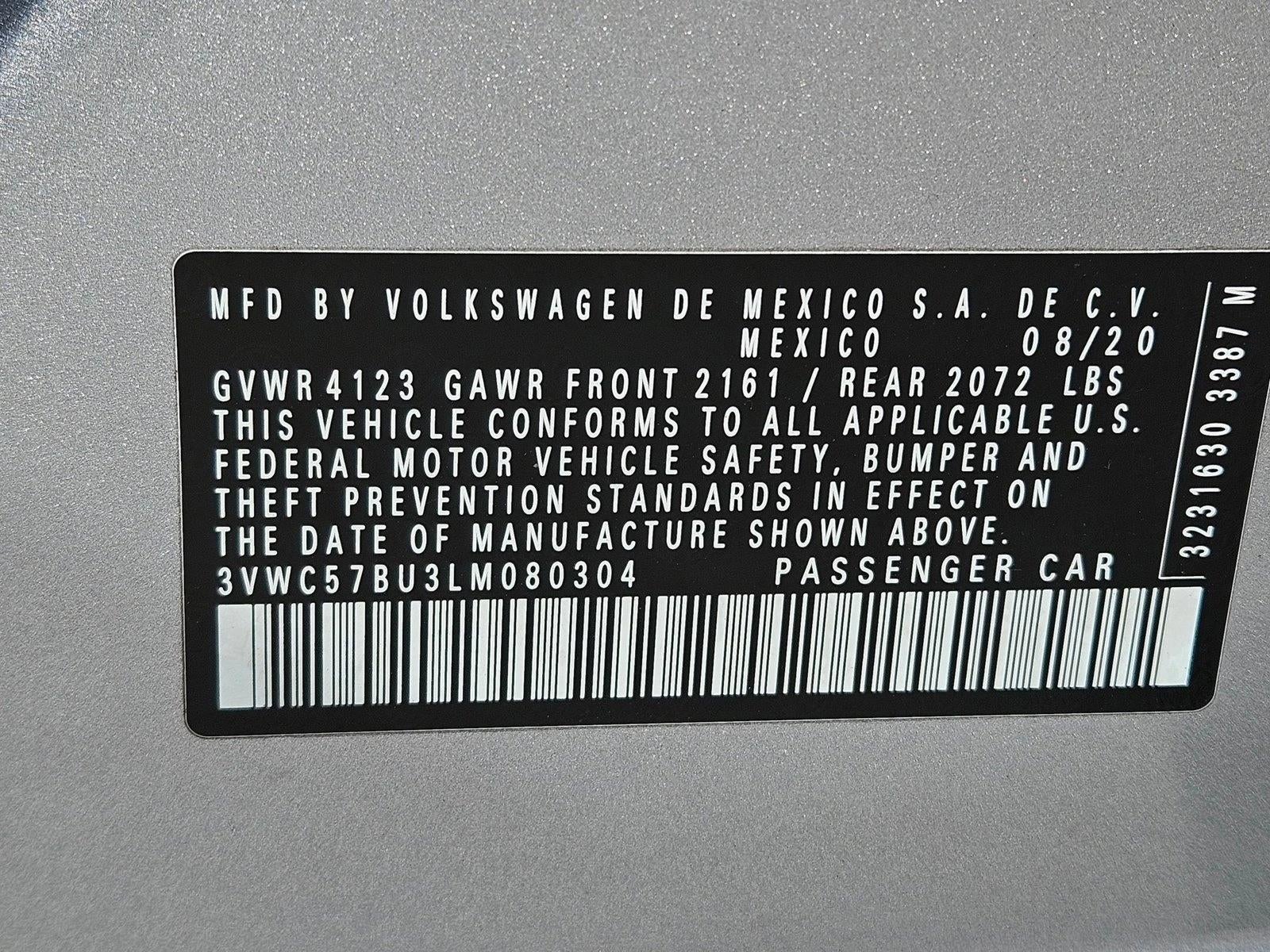 2020 Volkswagen Jetta S Auto w/ULEV